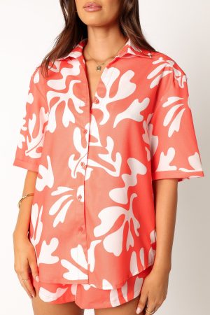 Payton Shirt – Melon White