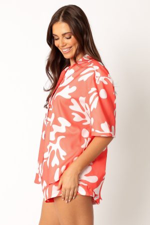 Payton Shirt – Melon White