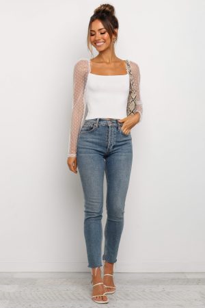 Rigala Top – Ivory