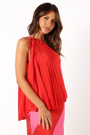 Sandie One Shoulder Top – Scarlette