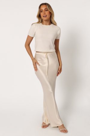 Shannon Bow Top – Off White