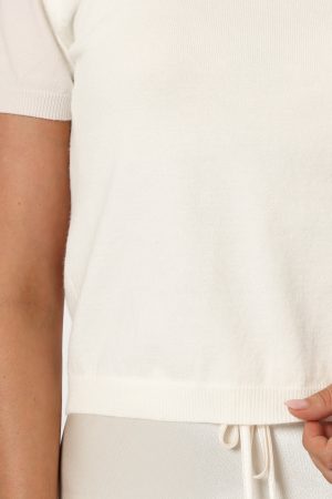 Shannon Bow Top – Off White