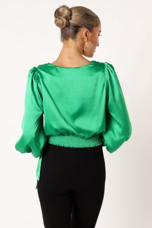Tiarne Long Sleeve Top – Green
