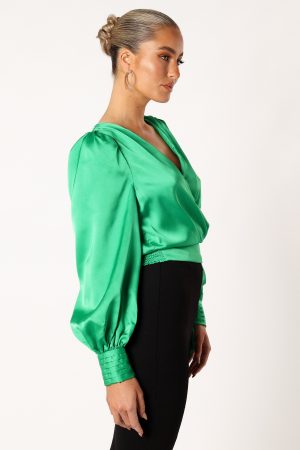 Tiarne Long Sleeve Top – Green
