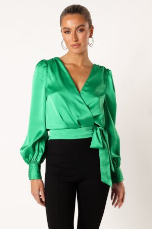 Tiarne Long Sleeve Top – Green
