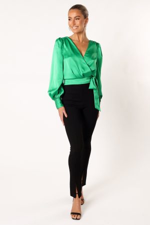Tiarne Long Sleeve Top – Green