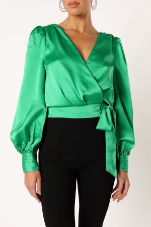 Tiarne Long Sleeve Top – Green